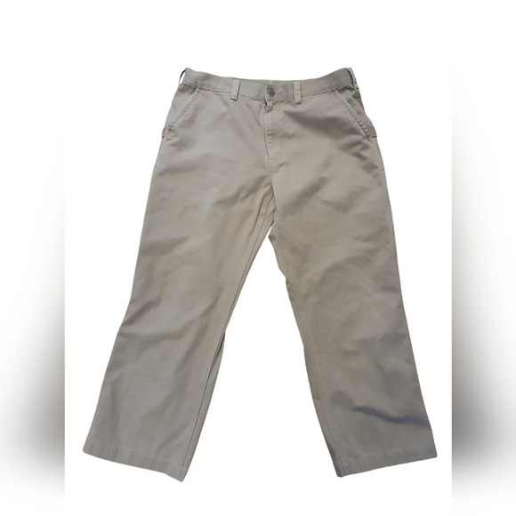 Duluth Trading Co Carpenter Pants Mens 37x28 Straight Carpenter Work - Picture 1 of 5